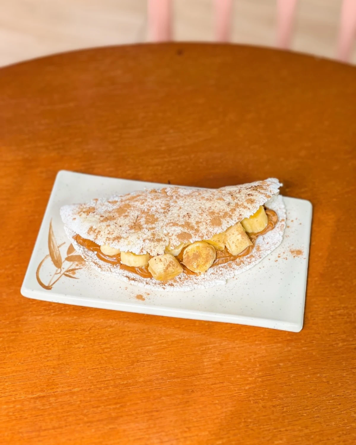 Tapioca de banana — publicação de Lyra Confeitaria e Café