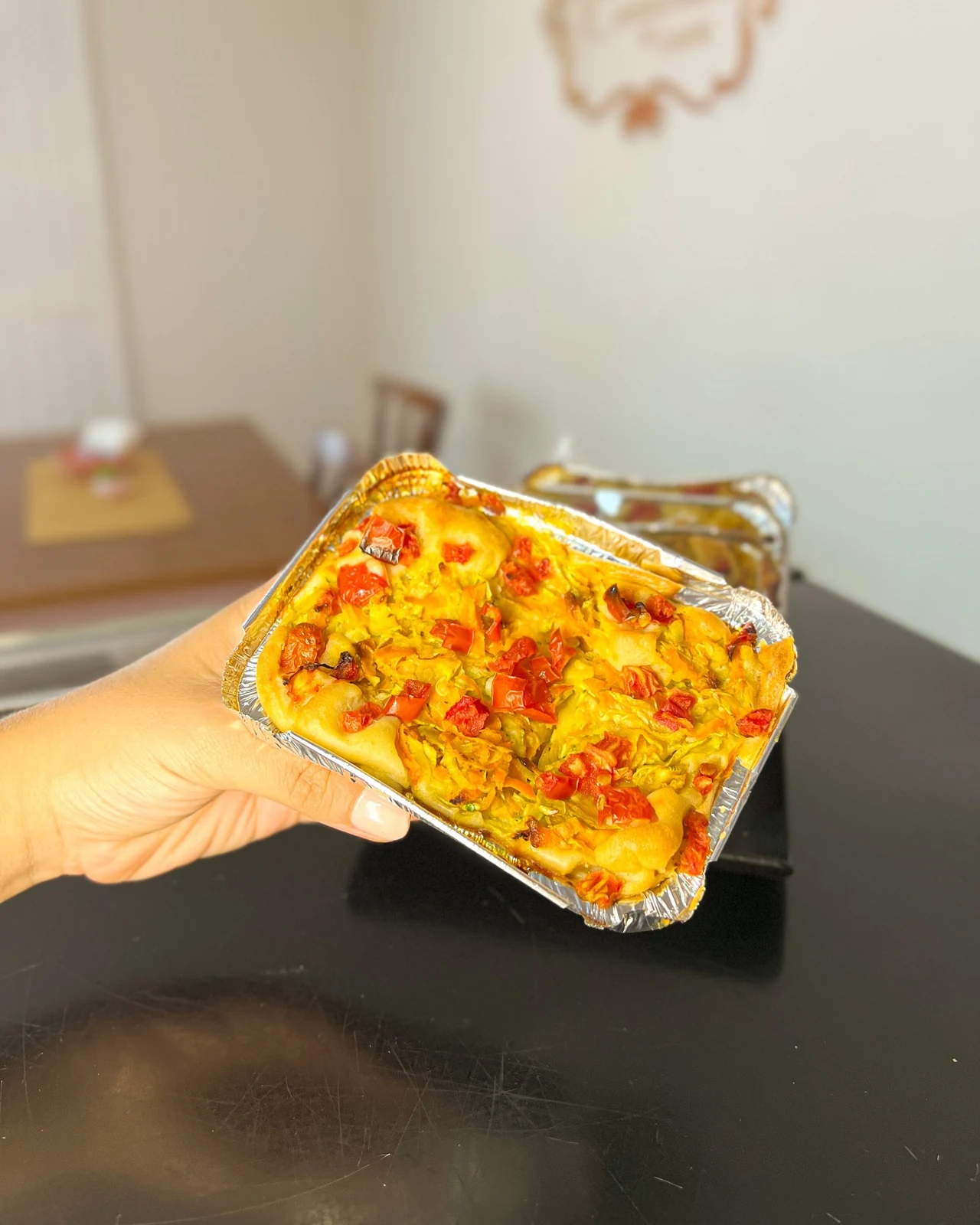 Tortinha de legumes — publicação de Lyra Confeitaria e Café